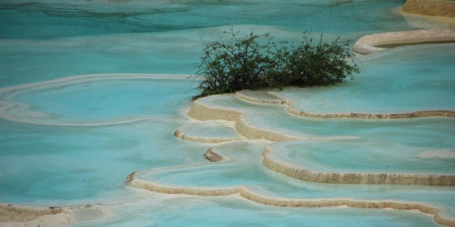 Chateau de coton en Turquie