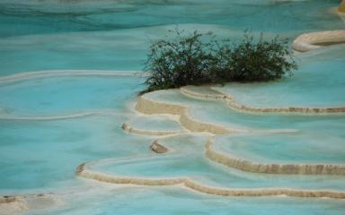 Chateau de coton en Turquie